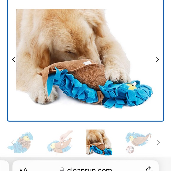 Dog Toy NWT Snuffle Treat Search Interactive Toy with Squeaker Scent Work Game - Picture 6 of 9